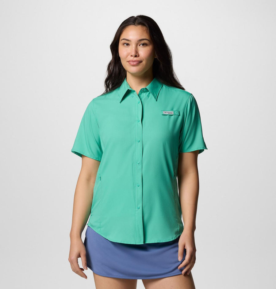 Imagen referencial Tamiami II Short Sleeve color 344 Glaze Green para Crystal Springs
